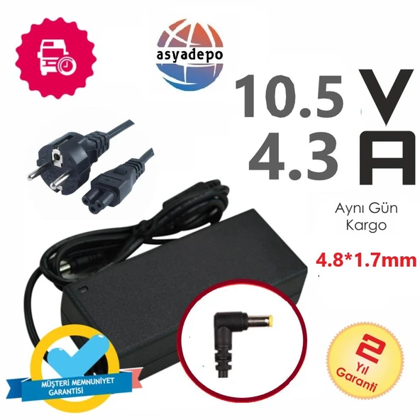 Sony Vaio SVP1121X9E Adaptör Şarj Cihazı 10.5v 4.3a ürün görseli 1