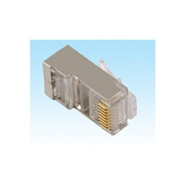 Frisby FNW-4522N Ftp Cat6 Metal rj45 Konnektör Network Kablosu 100 lü Paket ürün görseli 1