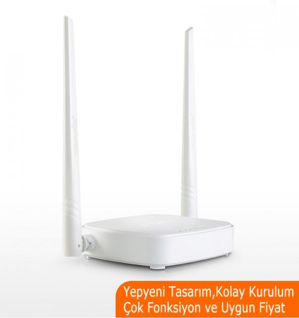 Tenda N301 300 Mbps 4 Port Router 2 Anten ürün görseli 1