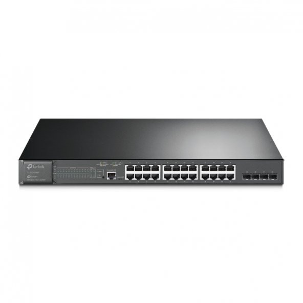 Tp-Link TL-SG3428MP 24 Port 10-100-1000 Poe+ Switch 4 Port SFP L2 Çelik Kasa Rack Mount ürün görseli 1