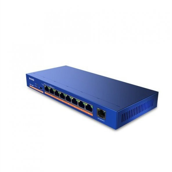 Tenda TEF1109P 9 Port 8 Port Poe+ 10-100 Switch ürün görseli 1
