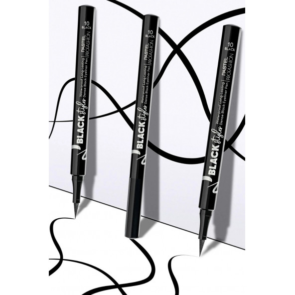 Black Styler Waterproof Eyeliner - Resim 4