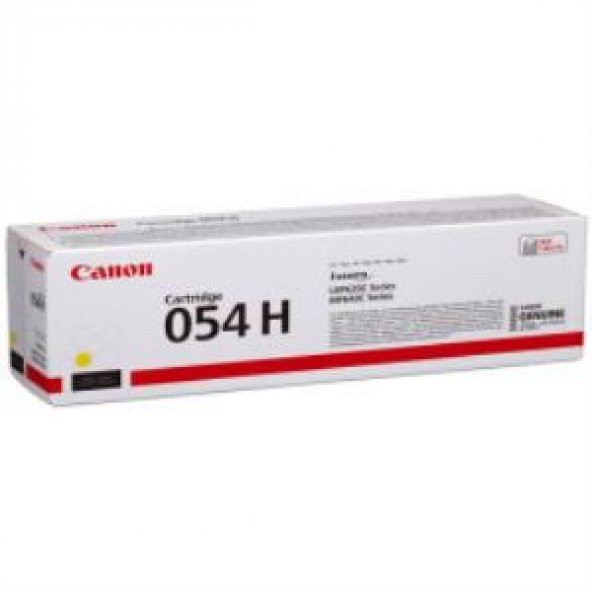 Canon CRG-054H Y Yellow Sarı Yüksek Kapasiteli Toner MF645 ürün görseli 1