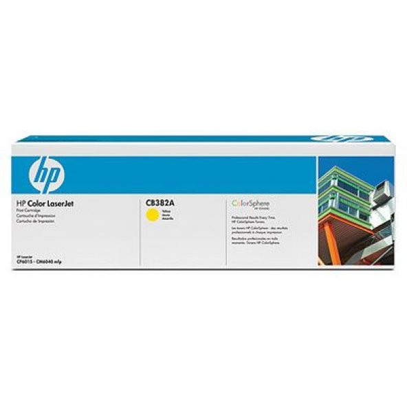 HP 824A Yellow Sarı 21.000 Sayfa Toner CB382A ürün görseli 1