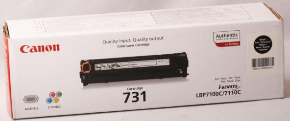 Canon CRG-731BK Black Siyah 1.400 Sayfa Toner LBP7110 MF628-8230-8280 ürün görseli 1