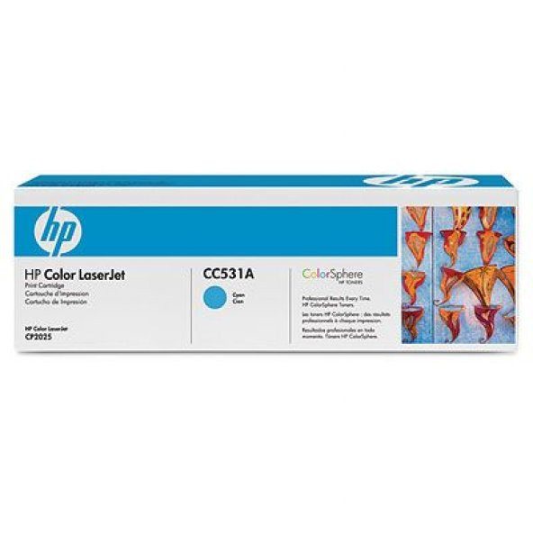 HP 304A Cyan Mavi 2.800 Sayfa Toner CC531A ürün görseli 1