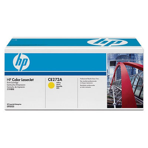 HP 650A Yellow Sarı 15.000 Sayfa Toner CE272A ürün görseli 1