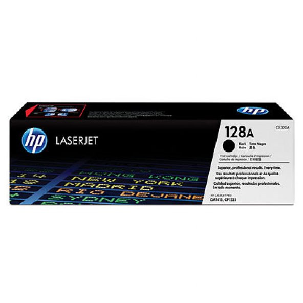 HP 128A Black Siyah 2.000 Sayfa Toner CE320A ürün görseli 1