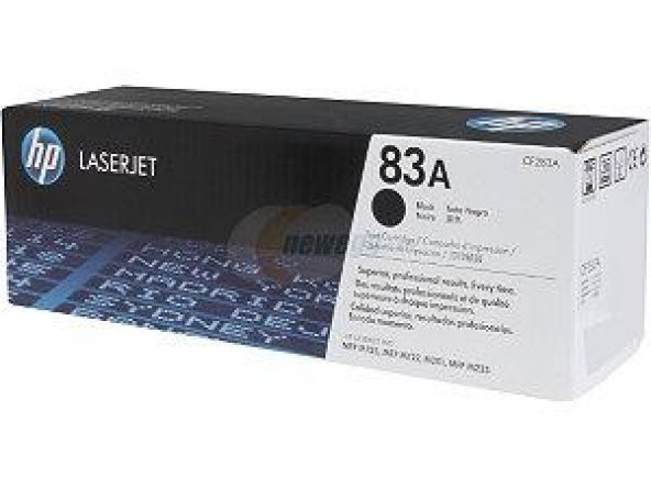 HP 83A Black Siyah 1.500 Sayfa Toner CF283A ürün görseli 1