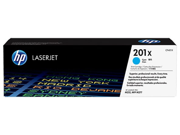 HP 201X Cyan Mavi Yüksek Kapasite 2.800 Sayfa Toner CF401X ürün görseli 1
