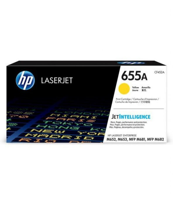 HP 655A Yellow Sarı 10.500 Sayfa Toner CF452A ürün görseli 1