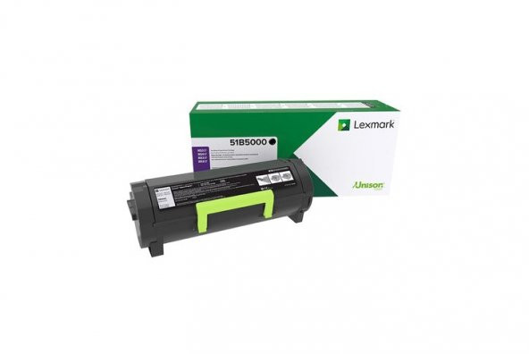 Lexmark 51B5000 2.500 Sayfa Black Siyah Toner MS317-417-517-617 MX317-417-517-617 ürün görseli 1