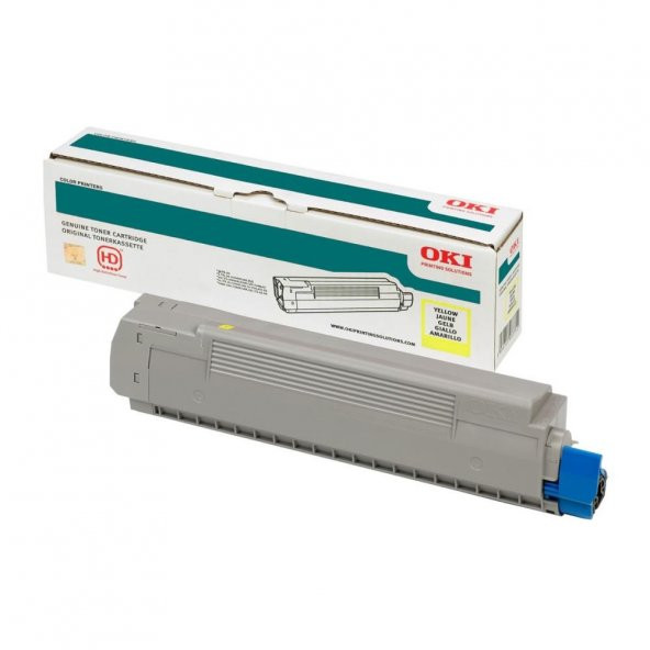 OKI MC873-MC883 10.000 Sayfa Yellow Sarı Toner 45862814 ürün görseli 1
