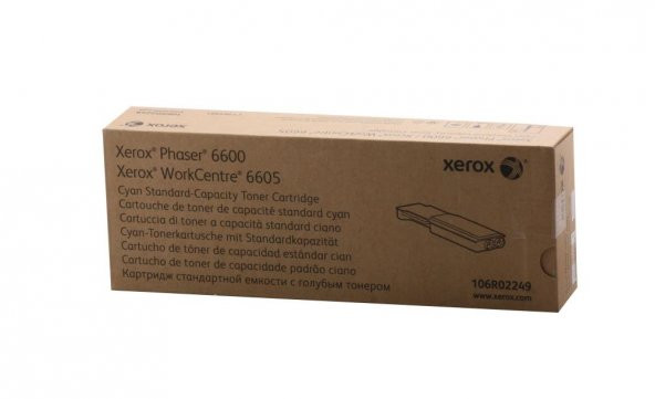 Xerox 106R02249 Phaser 6600-6605 Standart Kapasite Cyan Mavi Toner ürün görseli 1