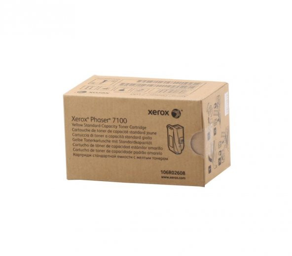 Xerox 106R02608 Phaser 7100 Standart Kapasite Yellow Sarı Toner 4.500 Sayfa ürün görseli 1