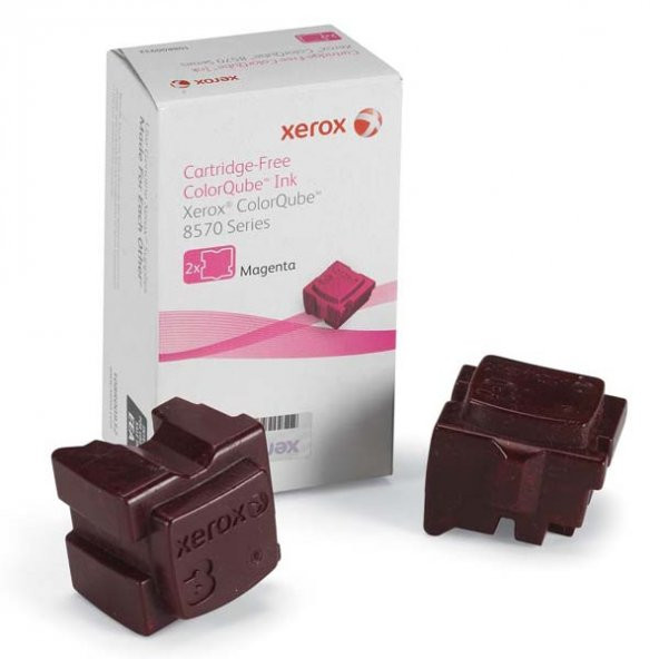 Xerox 108R00937 Phaser 8570-8580 SolidInk Magenta Kırmızı 2 Stick ürün görseli 1