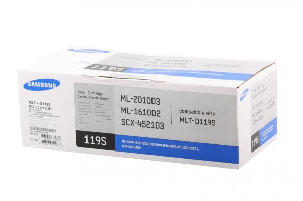 Samsung D119S Black Siyah 2.000 Sayfa Toner SU864A ürün görseli 1