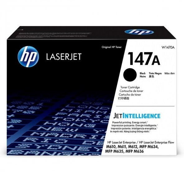 HP 147A Black Siyah 10.500 Sayfa Toner W1470A ürün görseli 1