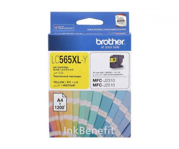 Brother LC565XLY Yellow Sarı 1.200 Sayfa Kartuş MFC-J3520-J3720 ürün görseli 1