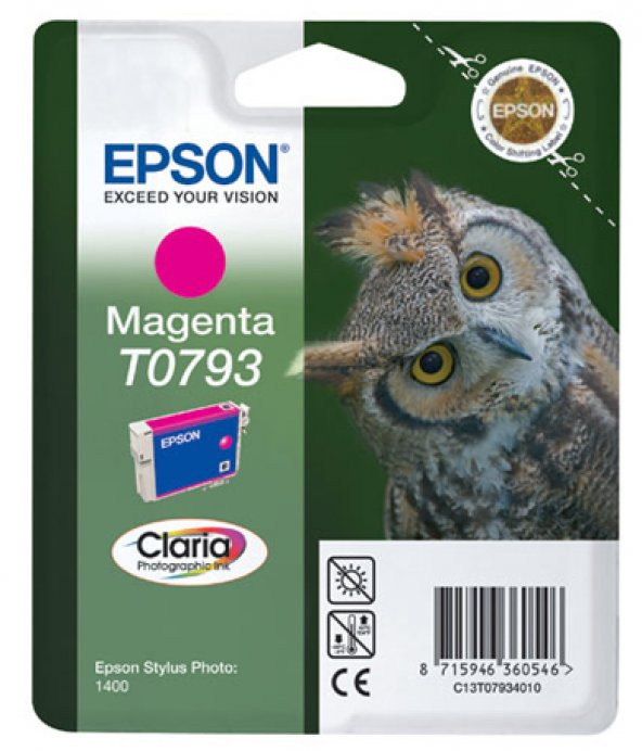 Epson 1400-P50 Magenta Kırmızı Mürekkep Kartuş T07934020 ürün görseli 1