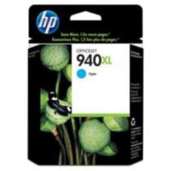 HP 940XL Cyan Mavi Yüksek Kapasite Kartuş C4907AE ürün görseli 1