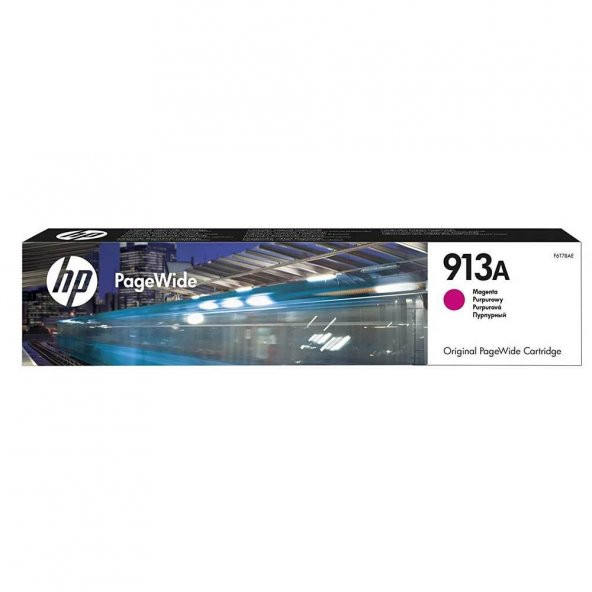 HP 913A Magenta Kırmızı Pagewide Kartuş F6T78AE ürün görseli 1