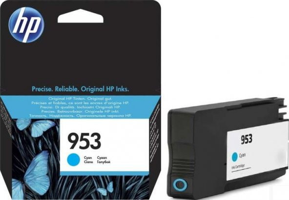 HP 953 Cyan Mavi Kartuş F6U12AE ürün görseli 1