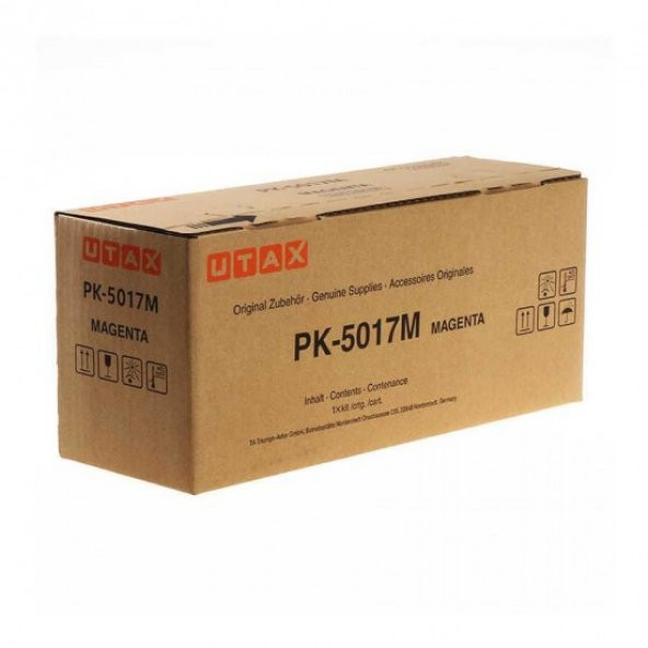 UTAX PK-5017M Magenta Kırmızı Orjinal Fotokopi Toneri C3062-3066 6.000 Sayfa ürün görseli 1
