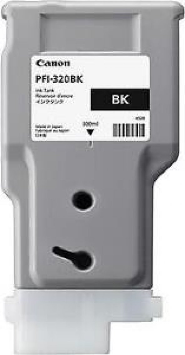 Canon PFI-320BK Black Siyah Plotter Kartuş TM-200-300-305 ürün görseli 1