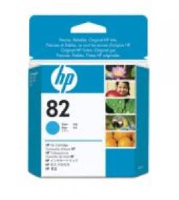 HP 82 Cyan Mavi 28ML Kartuş CH566A ürün görseli 1