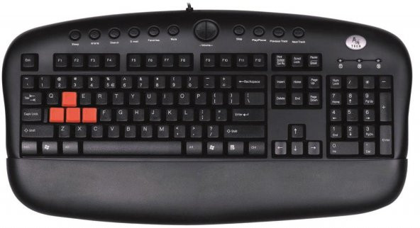 A4 Tech Kb-28G Siyah Usb Multımedya Gamer Klavye - Resim 2
