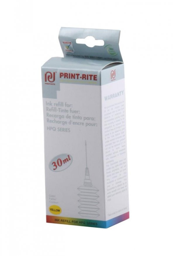 Print-Rite Hp Üniversal Dye Sarı Mürekkep 30ml ürün görseli 1
