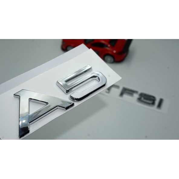 Audi A5 55 TFSi Krom ABS 3M 3D Bagaj Yazı Logo Orjinal Ürün ürün görseli 1