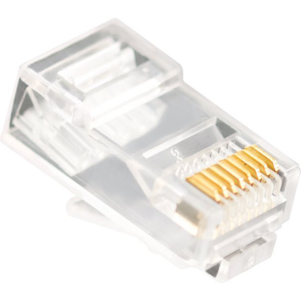 Vcom NM006 20li Plastik RJ45 8P8C Cat6-UTP-RJ45-3u Konnektör ürün görseli 1