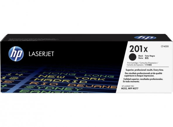 HP 201X Black Siyah Yüksek Kapasite 2.800 Sayfa Toner CF400X ürün görseli 1