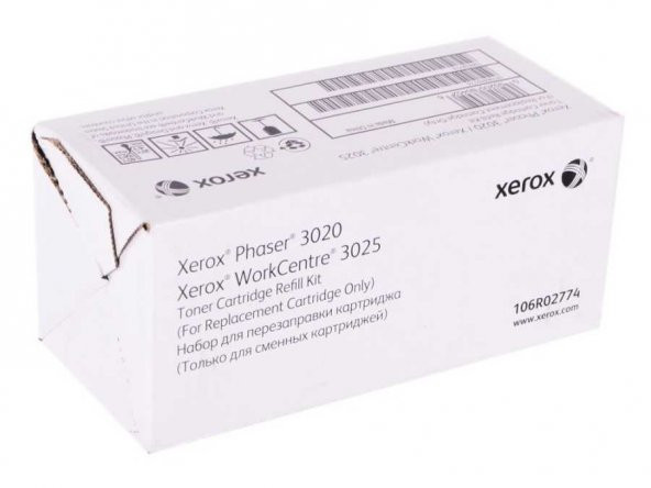 Xerox 106R02774 Phaser 3020-3025 Tnr Refill Kit 1500syf Toner TozuXerox Phaser ürün görseli 1