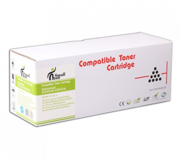 OfisPc Hp CC531A-CE411A-CF381A 2.8K Mavi Üniversal Muadil Toner ürün görseli 1