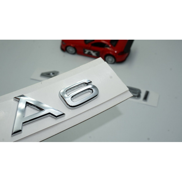 Audi A6 40 TFSi Krom ABS 3M 3D Bagaj Yazı Logo Orjinal Ürün ürün görseli 1