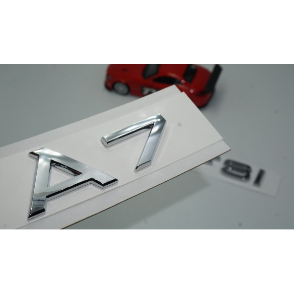 Audi A7 40 TFSi Krom ABS 3M 3D Bagaj Yazı Logo Orjinal Ürün ürün görseli 1