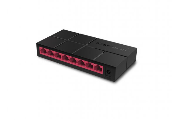 Tp-Link Mercusys MS108G 8 Port 10-100-1000 Mbps Switch Plastik Kasa ürün görseli 1