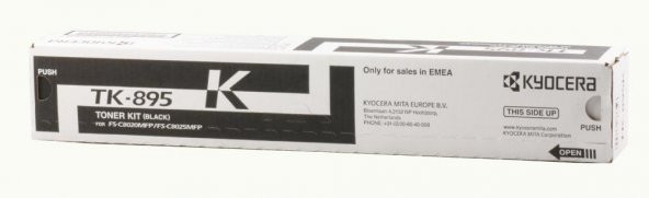 Kyocera TK-895K Black Siyah Orjinal Fotokopi Toneri FS-C8020-8025-8520-8525 12.000 Sayfa ürün görseli 1