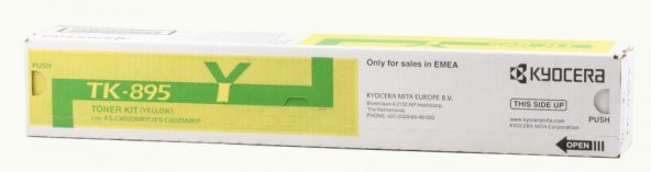 Kyocera TK-895Y Yellow Sarı Orjinal Fotokopi Toneri FS-C8020-8025-8520-8525 6.000 Sayfa ürün görseli 1