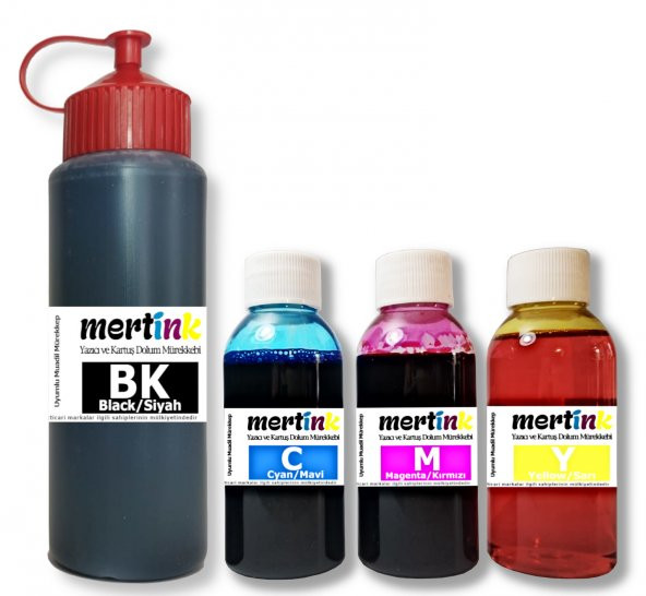 CANON MX525 MX530 MX535 KARTUŞ DOLUM SETİ 500ml SİYAH+3X100ml RENKLİ (PG 540 CL 541) MÜREKKEP ürün görseli 1