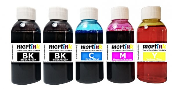 CANON MP220 MP450 MP460 KARTUŞ DOLUM SETİ 5 li SET 5X100ML  (PG 40 CL 41) MÜREKKEP ürün görseli 1