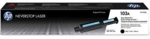 HP 103A Black Siyah 2.500 Sayfa NeverStop Tanklı Yazıcı Toneri W1103A ürün görseli 1