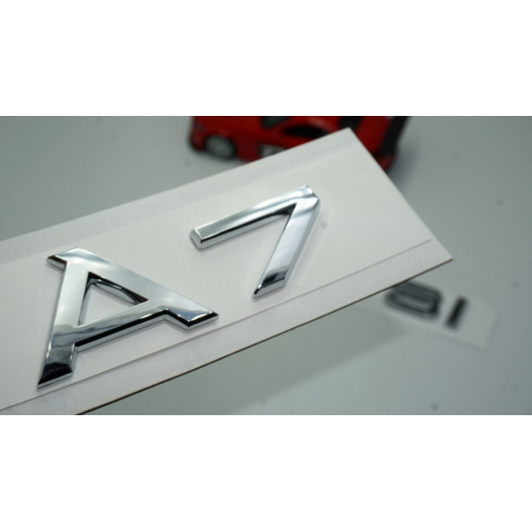 Audi A7 45 TFSi Krom ABS 3M 3D Bagaj Yazı Logo Orjinal Ürün ürün görseli 1