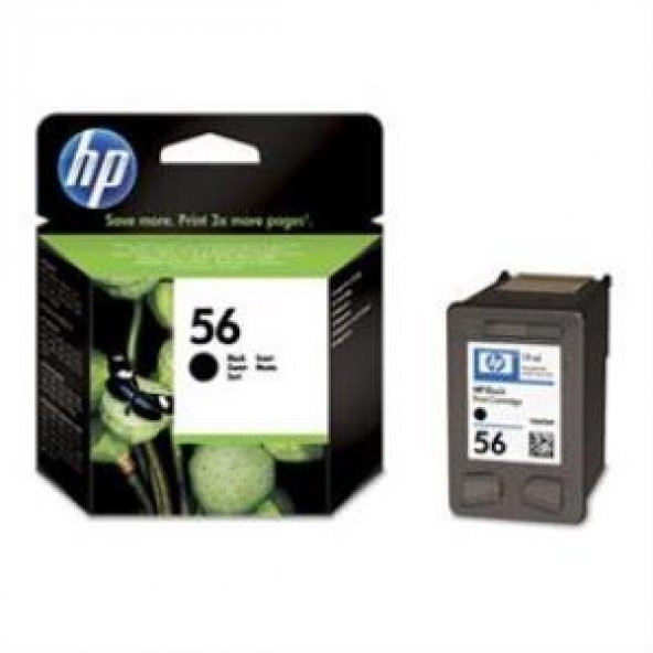 HP 56 Black Siyah Kartuş C6656AE ürün görseli 1