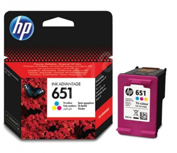 HP 651 Color Renkli Kartuş C2P11AE ürün görseli 1
