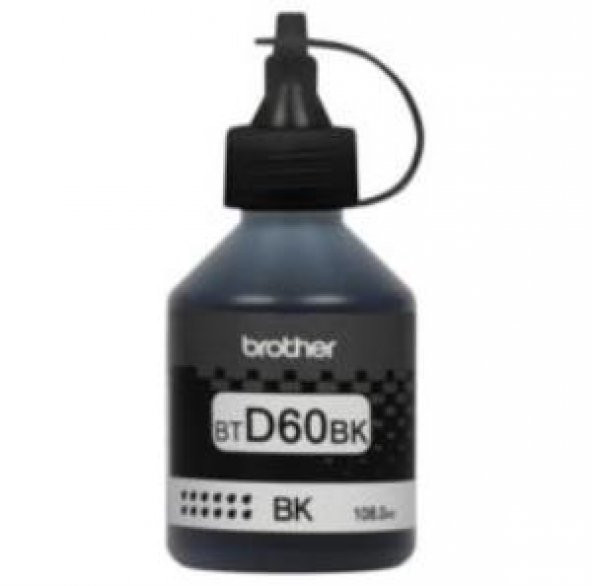 Brother BTD60BK Black Siyah 6.000 Sayfa Şişe Mürekkep DCP-T310-T510 MFC-T810-T910 ürün görseli 1