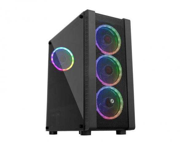 Frisby FC-9320G Gaming Kasa (Dual-Ring RGB Fan + 600W 80+ Bronze)1 x USB 3.0, 2 x USB 2.0 ürün görseli 1